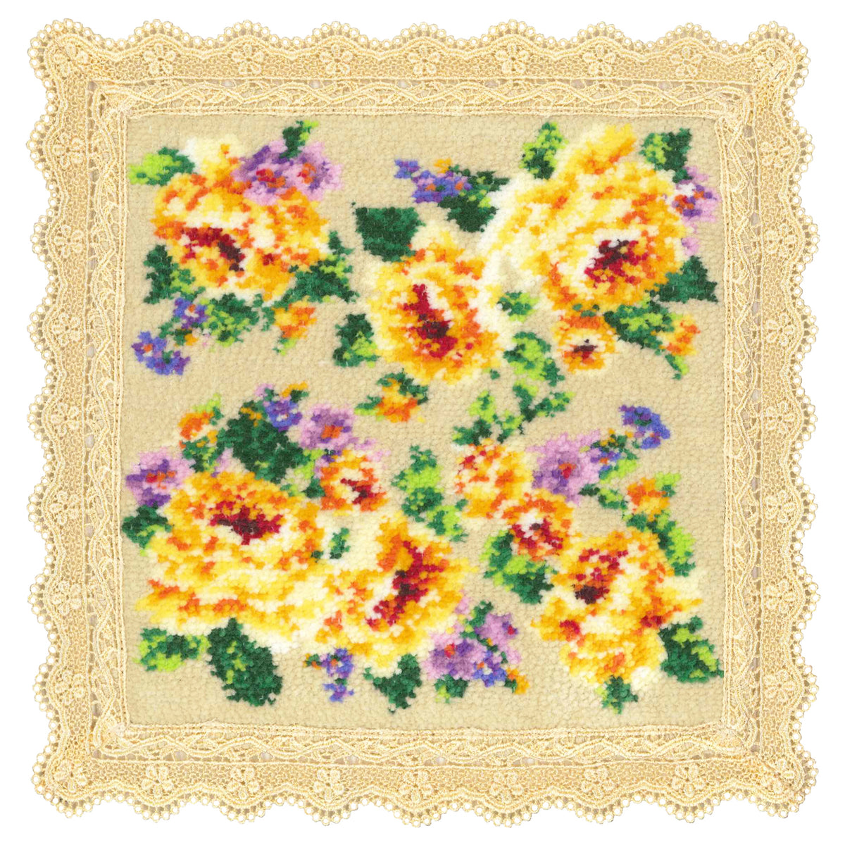 プチレースハンカチ・サンハート – シェニール織のカワサキ公式通販