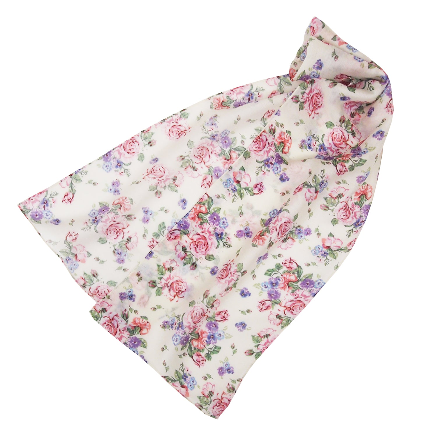 Printed Stole Elegant Rose