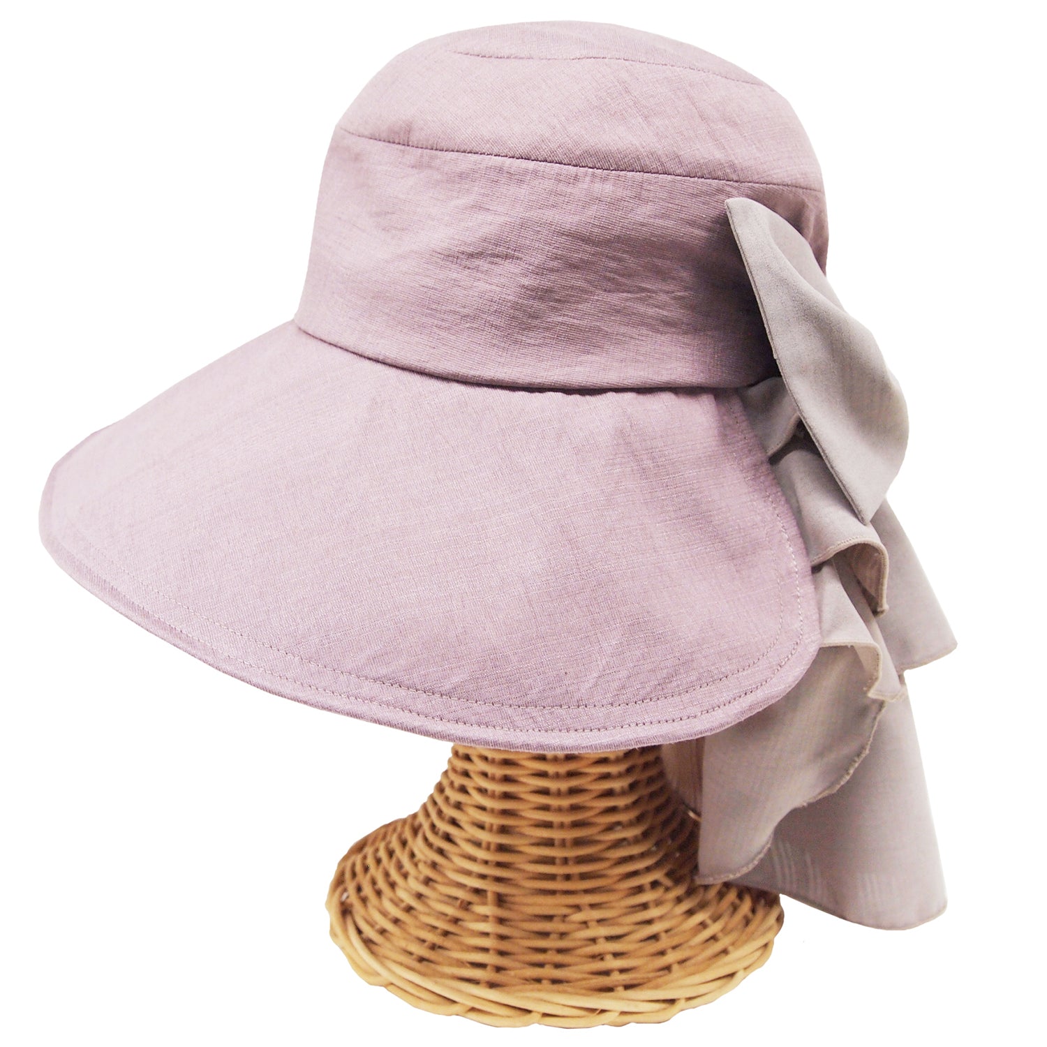 Blackout three-tier ruffle hat with droop