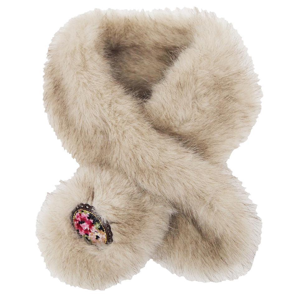 フェイクファーマフラー