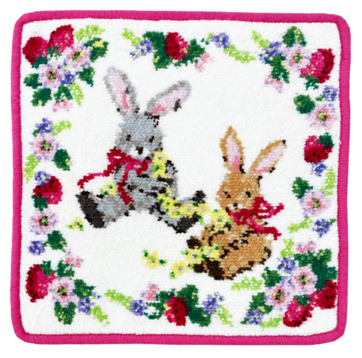 Handkerchief Strawberry Rabbit