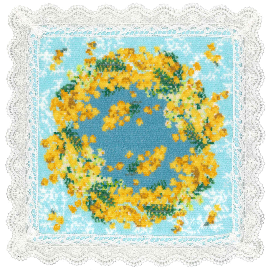 プチレースハンカチ・ミモザ – シェニール織のカワサキ公式通販